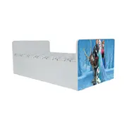 Pat Fetite 2-12 Ani Inspiratie Frozen Cu Saltea SafeNest 160x80 Cu Lana- PTV10010