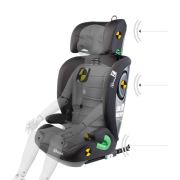 Babygo - scaun auto safechild2  grey, 100-150 cm, certificat r129 bbbbgo-3852