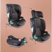 Babygo - scaun auto safechild2 black, 100-150 cm, certificat r129 bbbbgo-3851