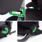 Babygo - scaun auto safechild2 black, 100-150 cm, certificat r129 bbbbgo-3851