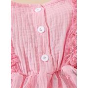 Body rochita, din muselina, cu danteluta si tulle mbtu70-de