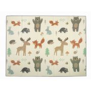 Covoras de joaca, FreeON, Magic Friends, Cu doua fete, Pliabil, Protectie impotriva loviturilor, 200 x 150 cm, Cu Imprimeu pe ambele parti, 0 luni+, Multicolor BYN83556