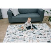 Covoras de joaca, FreeON, Magic Road, Cu doua fete, Pliabil, Protectie impotriva loviturilor, 200 x 150 cm, Cu Imprimeu pe ambele parti, 0 luni+, Multicolor BYN83563