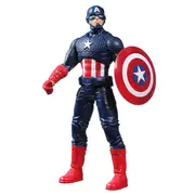 MARVEL AVENGERS FIGURINA CAPTAIN AMERICA ALBASTRU INCHIS 24CM VIVE5556_E5579
