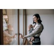 Marsupiu bebe, FreeON, Carry Me, 3 in 1, De la 4 luni pana la 15 kg, Tesatura din plasa 3D, Confortabil si sigur pentru bebe, Grey/Pink BYN82030
