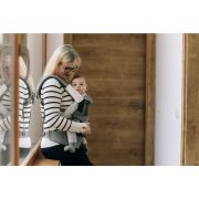 Marsupiu bebe, FreeON, Carry Me, 3 in 1, De la 4 luni pana la 15 kg, Tesatura din plasa 3D, Confortabil si sigur pentru bebe, Gri BYN82047