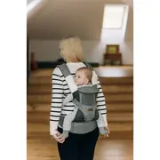 Marsupiu bebe, FreeON, Carry Me, 3 in 1, De la 4 luni pana la 15 kg, Tesatura din plasa 3D, Confortabil si sigur pentru bebe, Gri BYN82047