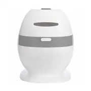 Olita educativa, FreeON, Trainer, Minitoaleta, Cu spatiu pentru hartie/servetele, Cu sunet realist de tras apa, Pana la 25 kg, 3 ani+, White/Grey BYN49249