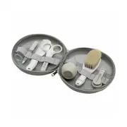 Set ingrijire, FreeON, Contine aspirator nazal, pila de unghii, unghiera, perie de par, piepene, forfecuta si periuta de dinti pentru deget, 0 luni+, Grey BYN82825