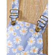 Set salopeta bleu si bluzita alba mdtu62-r2