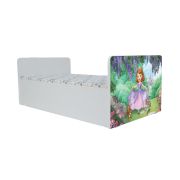 Patut Fete 2-8 Ani Inspiratie Sofia, Varianta Cu Saltea SafeNest 140x70 cm - PTV110062