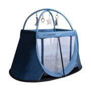 Aeromoov, Arcada de jucarii, pentru patut pliant de calatori, Blue Whale TNAATC-PLAY-BW