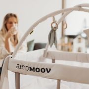 Aeromoov, Arcada de jucarii, pentru patut pliant de calatori, White Sand TNAATC-PLAY-WS