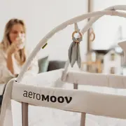 Aeromoov, Arcada de jucarii, pentru patut pliant de calatori, White Sand TNAATC-PLAY-WS