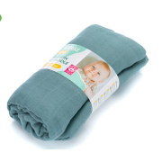 Muselina Swaddle de infasat, 120x120 cm Petrol Fillikid