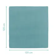 Muselina Swaddle de infasat, 120x120 cm Petrol Fillikid