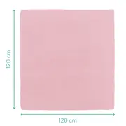 Muselina Swaddle de infasat, 120x120 cm Rose Fillikid