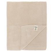 Patura tricotata Natur, 100% bumbac organic, 80x100 cm, Fillikid