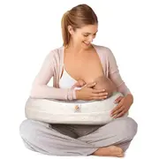 Perna de Alaptat Multifunctionala Ergobaby Natural Curve, Starlight Cream TNANPASTRCRMSTP