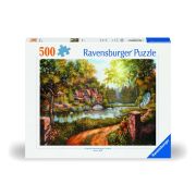 Ravensburger - Puzzle casuta langa rau 500 piese design nou ARTRVSPA00218