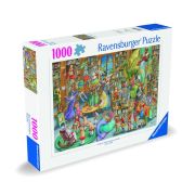 Ravensburger - Puzzle noaptea in librarie 1000 piese design nou ARTRVSPA00489