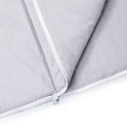 Sac de dormit de bumbac cu perna si fermoar 140x75 cm Nativo Dreams Gri PMICNAT-D/SDK-GRI