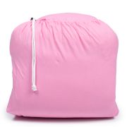 Sac de dormit de bumbac cu perna si fermoar 140x75 cm Nativo Dreams Roz PMICNAT-D/SDK-ROZ