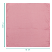 Scutece din muselina flowers, 50% bambus si 50% bumbac, 3/set 75x75 cm Fillikid