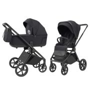 Carucior 2 in 1, reversibil, protectie UV SPF 50, 2 in 1 Carrello Ultra 2025 Basalt Black PMICCRL-6527-BBLACK