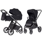 Carucior 2 in 1 Carrello Omega Plus, protectie UV SPF 50, 2 in 1 Cosmo Black PMICCRL-6540/1-COBLACK