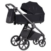 Carucior 2 in 1 Carrello Omega Plus, protectie UV SPF 50, 2 in 1 Cosmo Black PMICCRL-6540/1-COBLACK