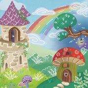 Kit de creat magneti tematica Fantasy pentru copii - 17 piese