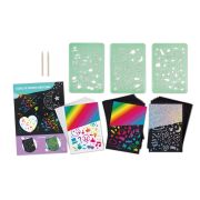 Kit de creat tablouri prin razuire pentru copii - 26 piese