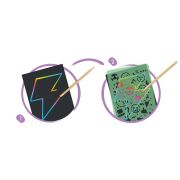 Kit de creat tablouri prin razuire pentru copii - 26 piese