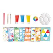 Kit pictura cu mix de culori pentru copii - 16 piese