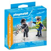 Playmobil - Set 2 figurine Politist si hot ARTPM71804