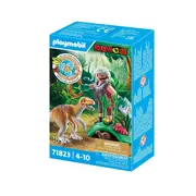 Playmobil - Velociraptor si cercetator Playmobil ARTPM71823