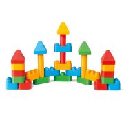 PolyM - Kit de constructie arhitectura pentru copii (30 piese)