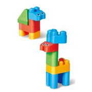 PolyM - Kit de construit Orasul Creativ de jucarie (50 piese)