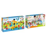 PolyM - Kit de joaca pentru aventura pentru copii (110 piese)