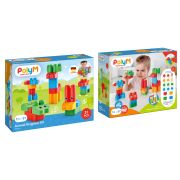 PolyM - Set constructie gradina zoologica pentru copii (31 piese)