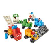 PolyM - Vehicule de jucarie pentru copii (130 piese)