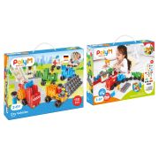 PolyM - Vehicule de jucarie pentru copii (130 piese)
