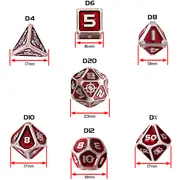 Set Zaruri Metalice Collector s Edition Red DnD ERFENTTDM7520RDEW