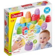 Set blocuri moi Quercetti Momy Soft Happy Sound 18 piese ERFQ04145
