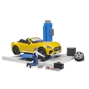 Bruder Service auto cu decapotabila sport ARTBR62112