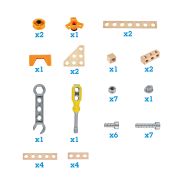 Jucarie din lemn - Kit de pornire pentru experimente (42 piese)