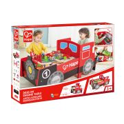 Jucarie din lemn - Masa cu cale ferata, in forma de locomotiva (32 piese)