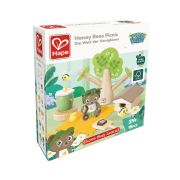 Jucarie din lemn - Picnic cu miere de albine (14 piese)