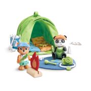 Jucarie din lemn - Set de joacă Eco-Camping (25 piese)